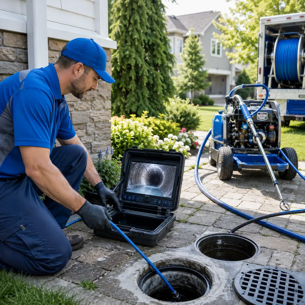 Outdoor drain cleaning professionals serving Edinburgh, IN