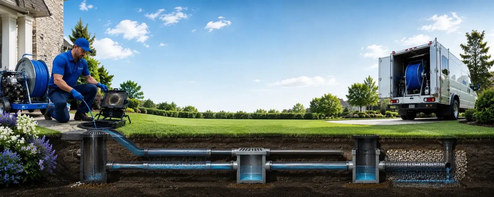 Outdoor drain cleaning information for Edinburgh, IN